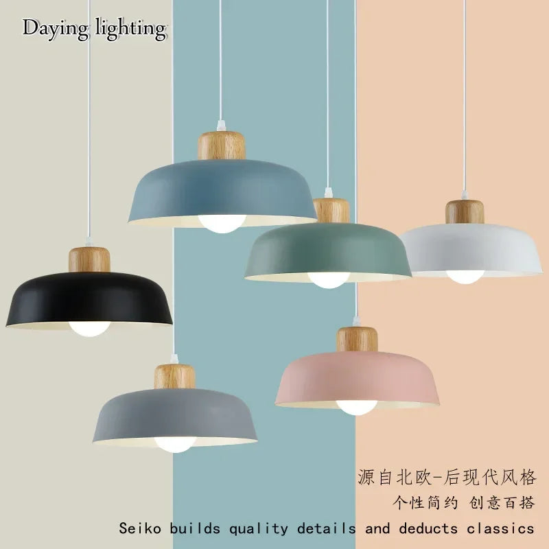 GLOWRY Nordic Macaron Single-Head Pendant | HM-038