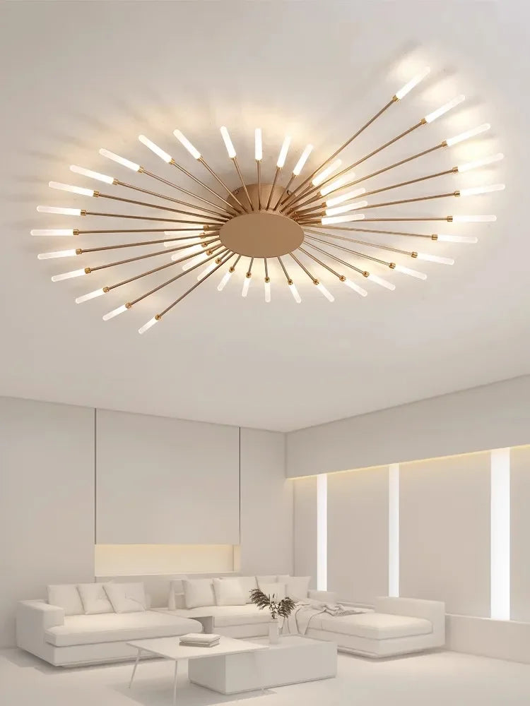 GLOWRY Modern Spiral Art LED Chandelier | HM-010