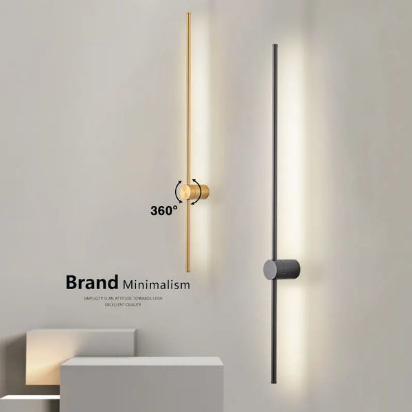 GLOWRY 360° Rotatable Linear LED Wall Lamp | HM-014