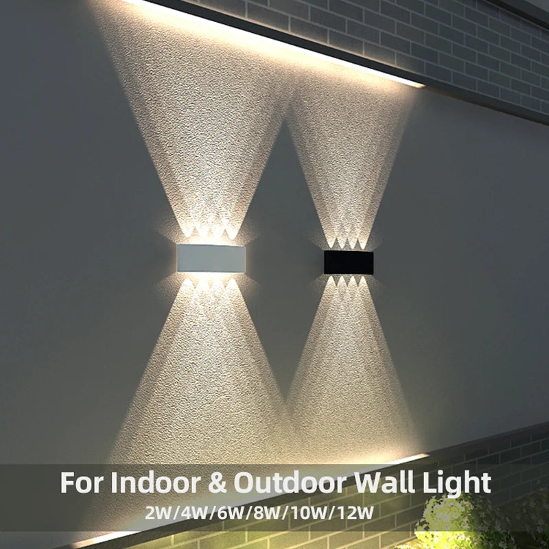 GLOWRY Indoor &amp; Outdoor IP65 LED Wall Light | HM-012
