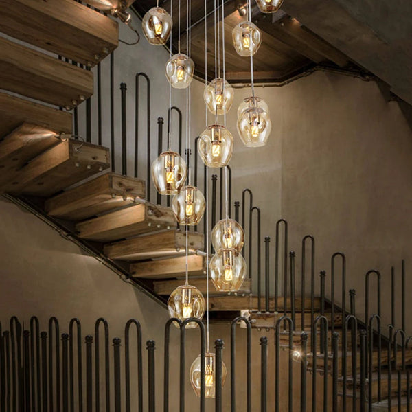 GLOWRY Luxury Crystal Pendant Chandelier | HM-027