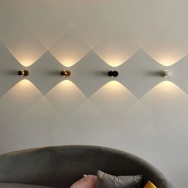GLOWRY Nordic Modern Art Rotating Wall Lamp | HM-006